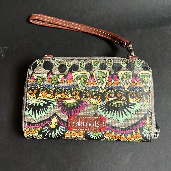 Sakroots Large Smartphone Boho Wristlet - Picture 2 of 8